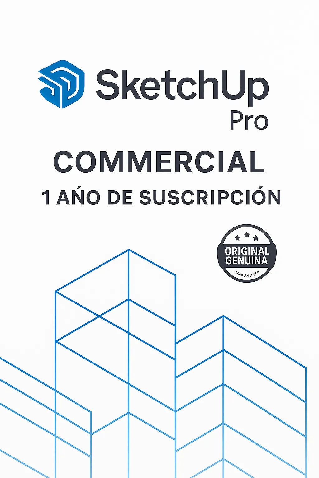 SketchUp Pro Commercial 1 año de suscripción