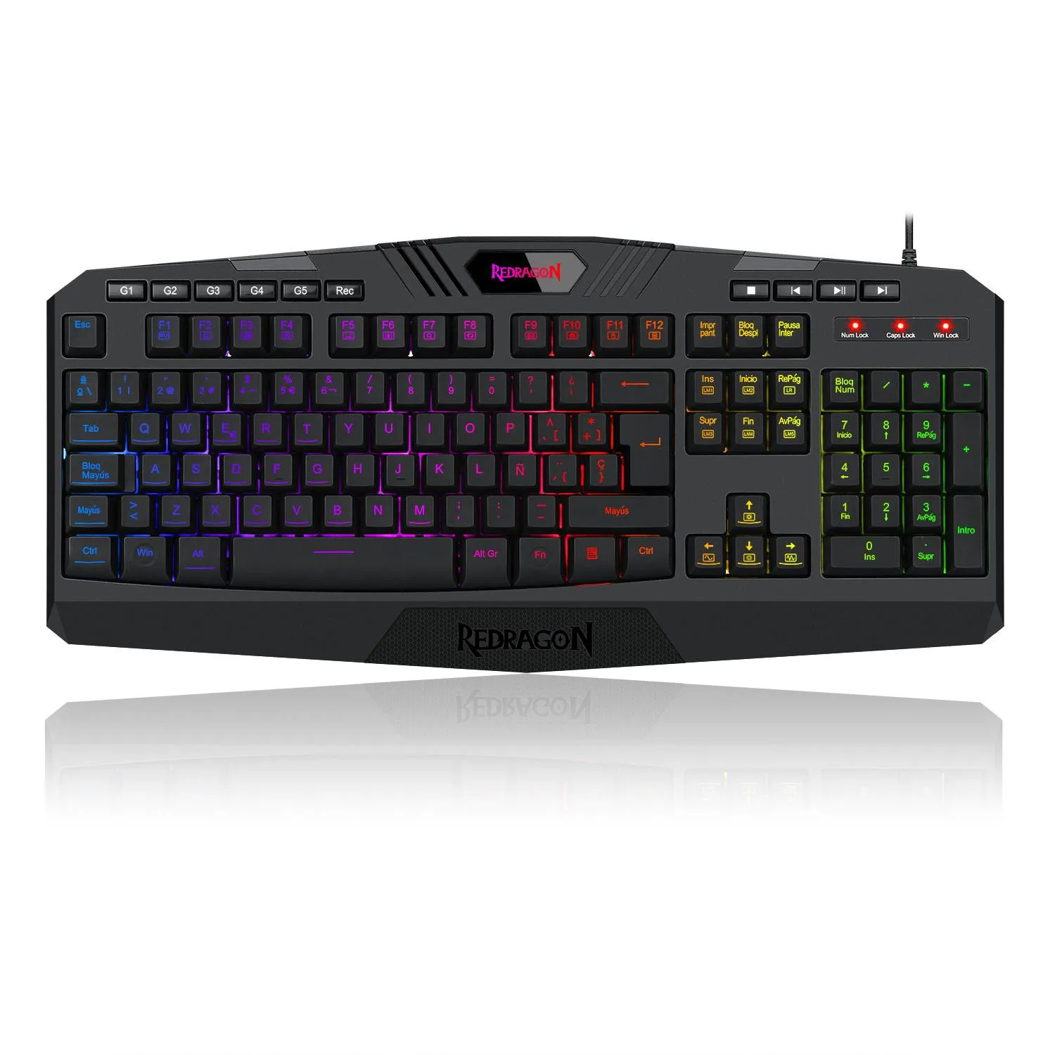 Teclado de Membrana Negro